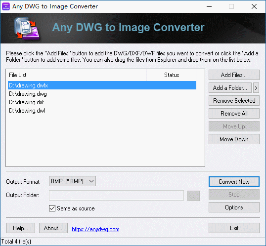 AutoCAD DWG to JPG 2005