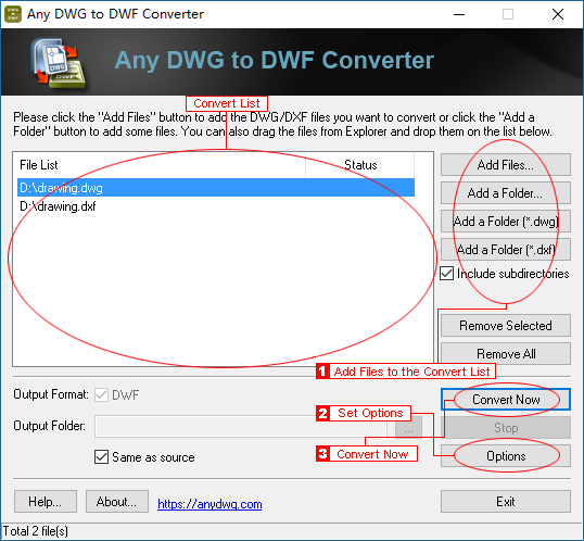 how to convert dwg to dxf