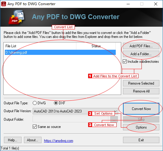 pdf to dxf converter for mac